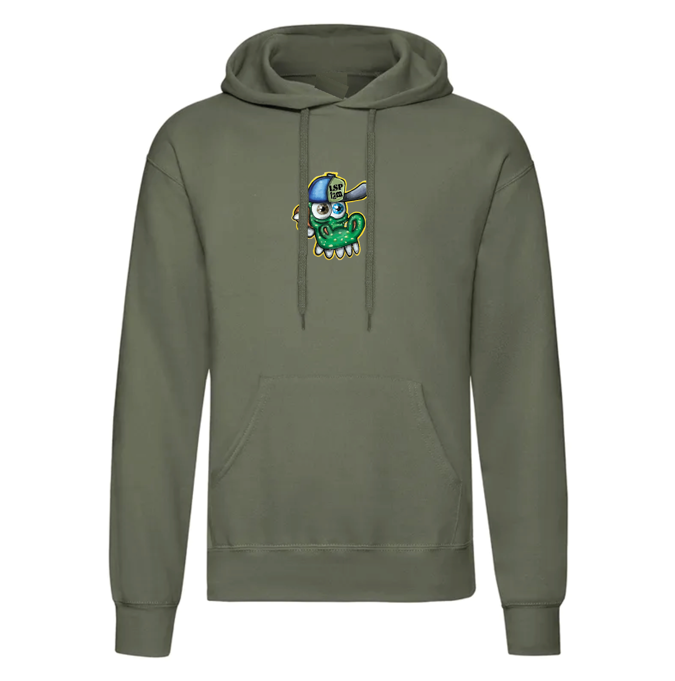 LSP x Gator Hoodie med Stort Print Bak