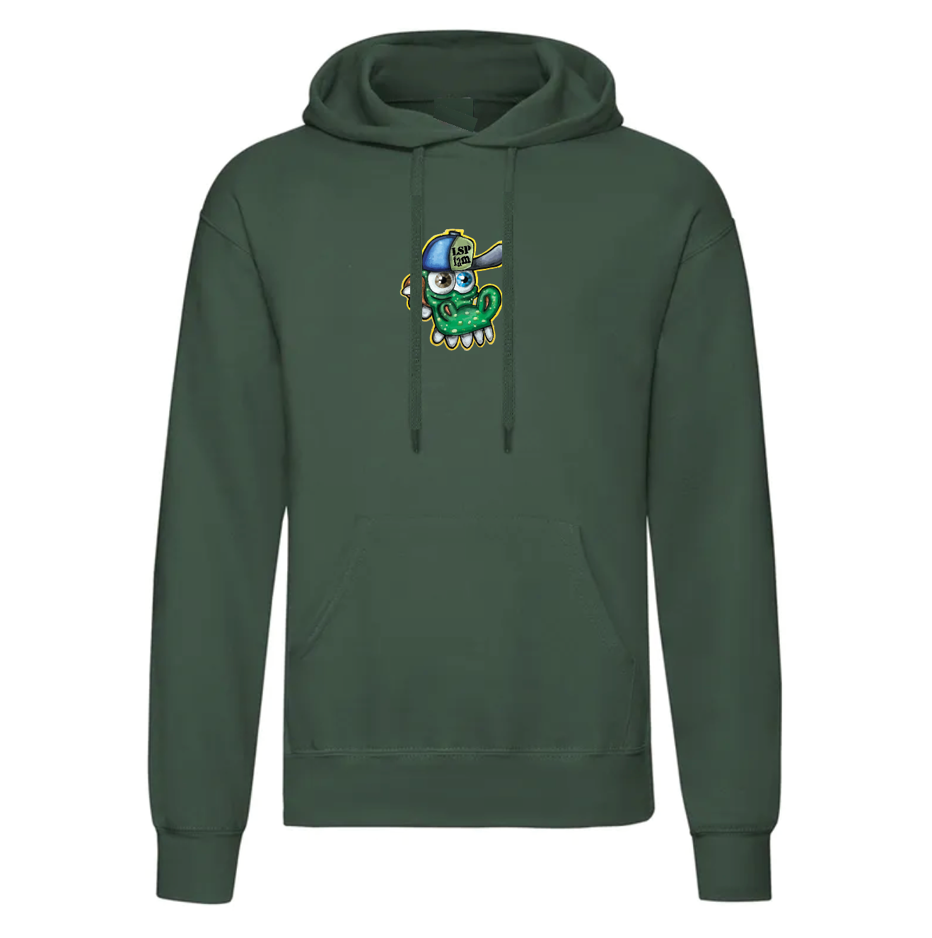 LSP x Gator Hoodie med Stort Print Bak