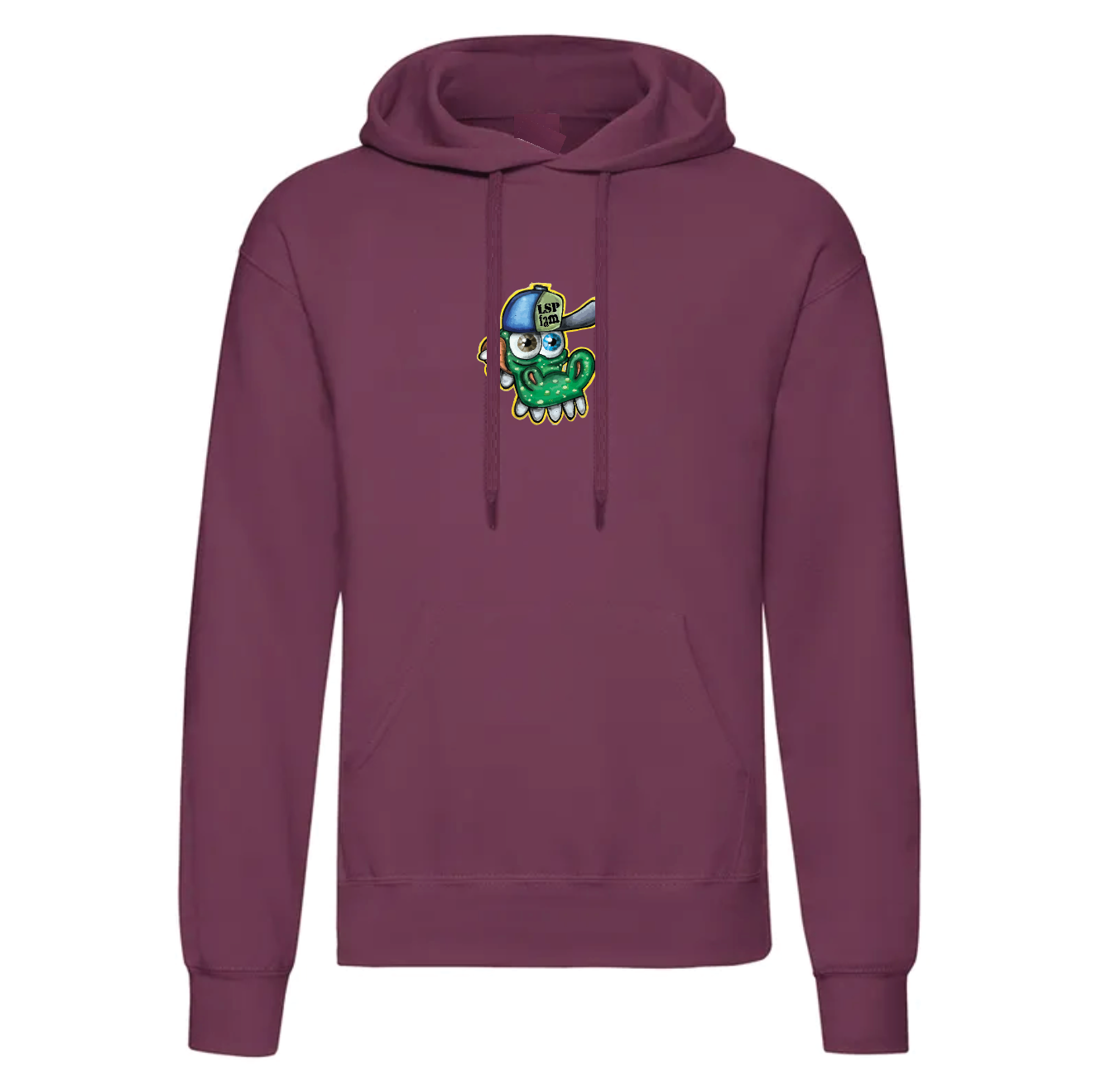 LSP x Gator Hoodie med Stort Print Bak