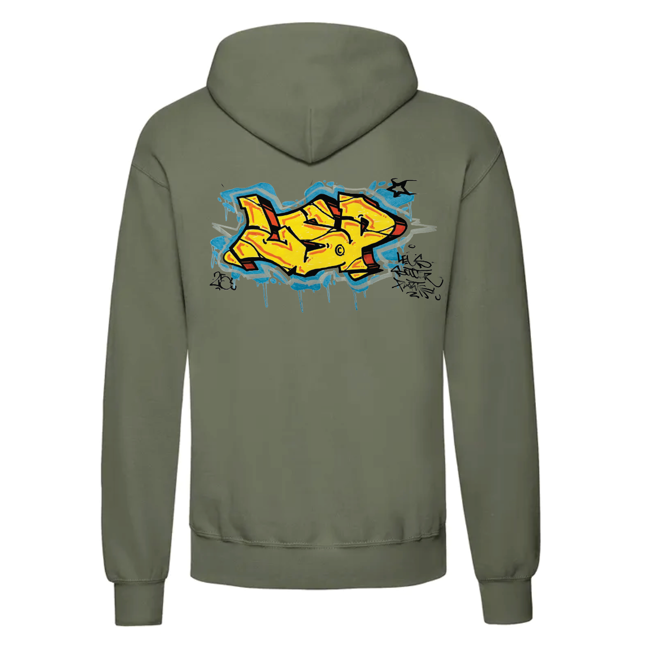 LSP x Spraylakk Magazine Hettegenser