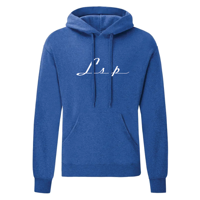 LSP Streetwear Hvit Logo Hoodie