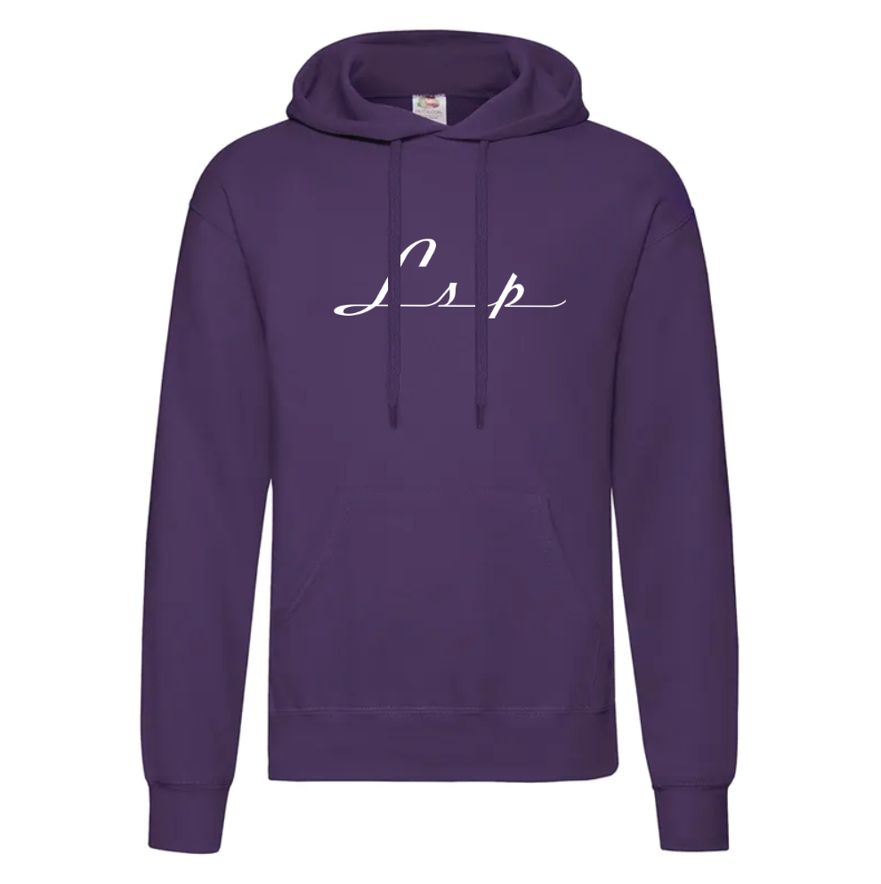 LSP Streetwear Hvit Logo Hoodie