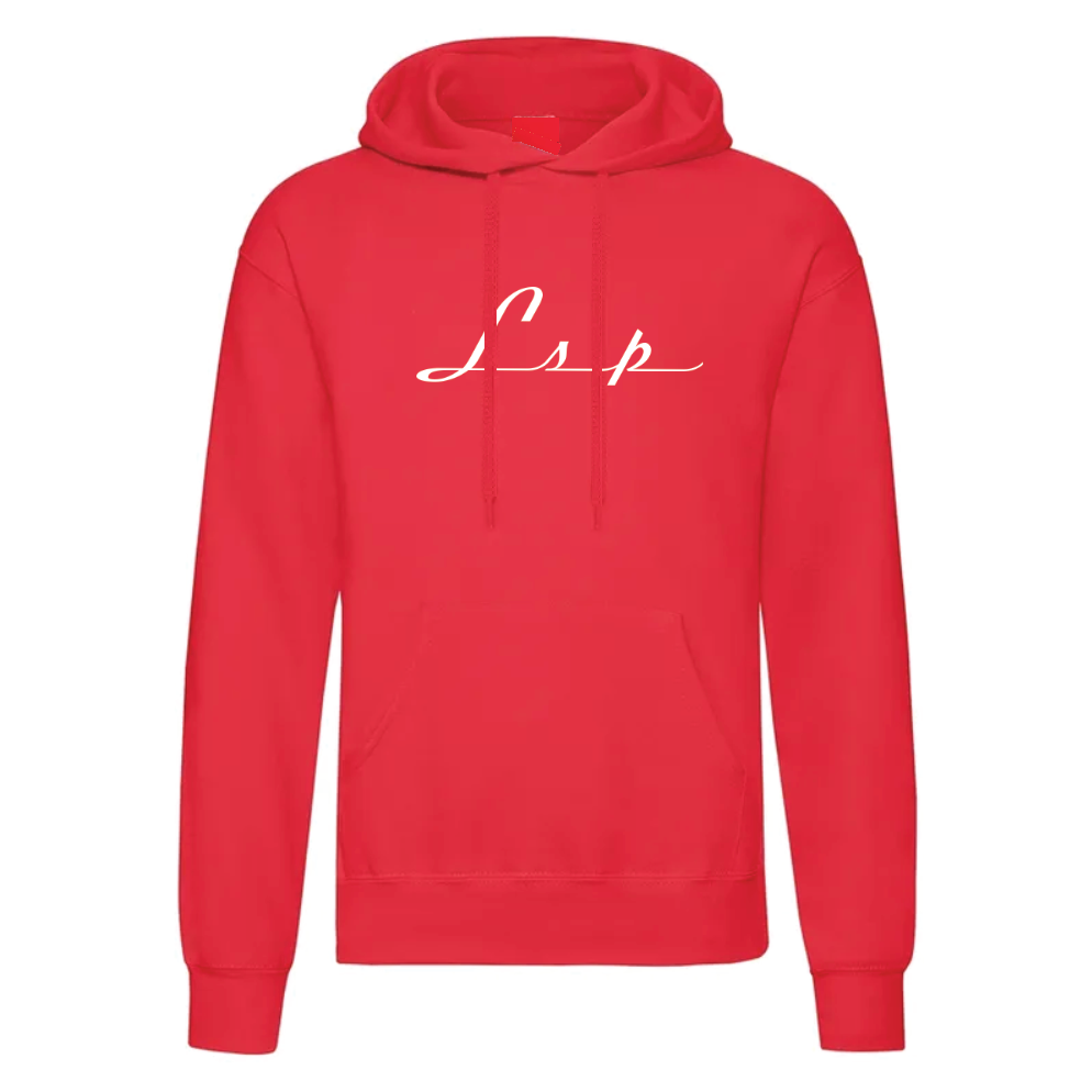 LSP Streetwear Hvit Logo Hoodie