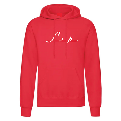LSP Streetwear Hvit Logo Hoodie
