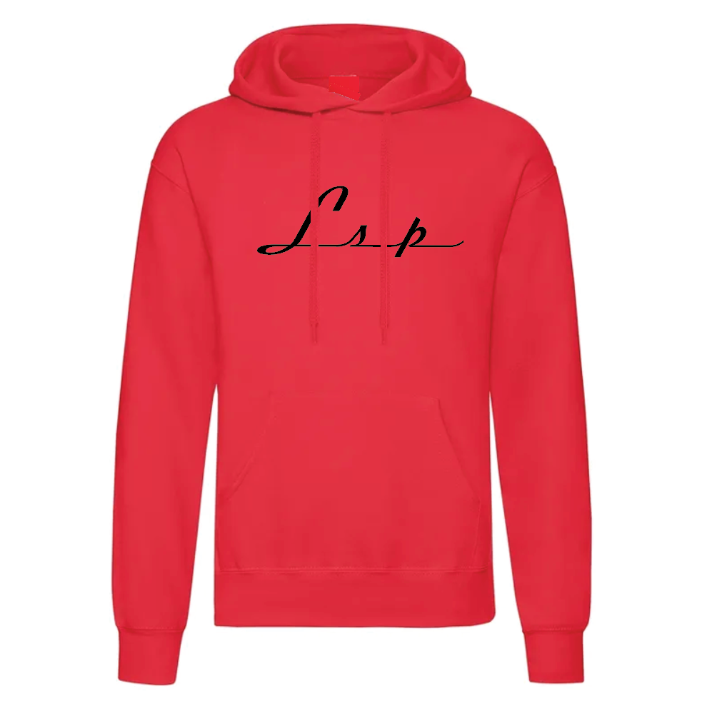 LSP Streetwear Svart logo Hoodie