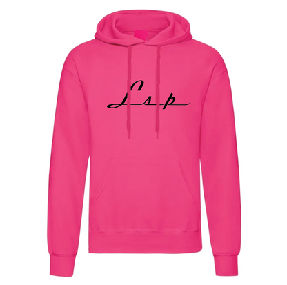LSP Streetwear Svart logo Hoodie