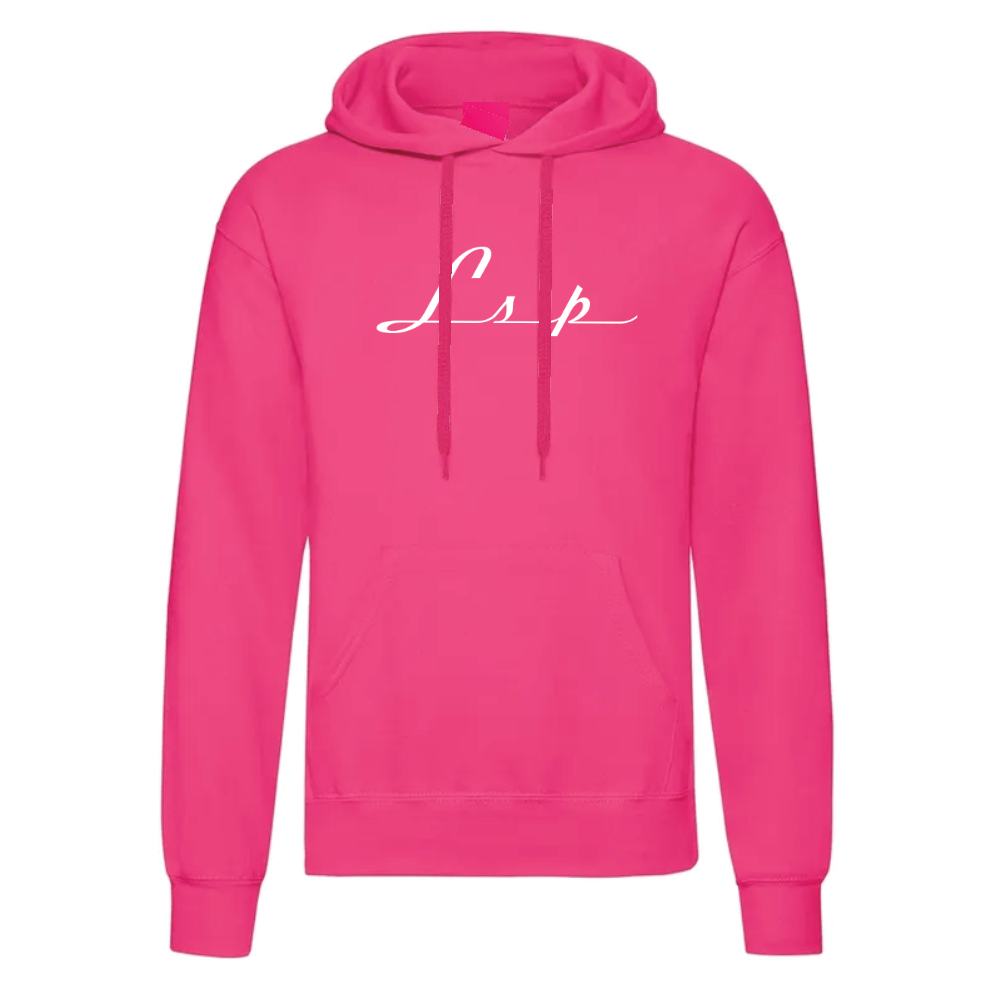 LSP Streetwear Hvit Logo Hoodie