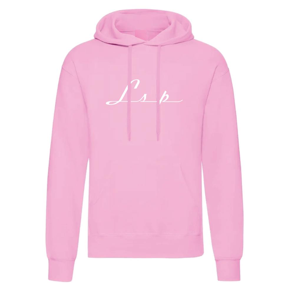 LSP Streetwear Hvit Logo Hoodie
