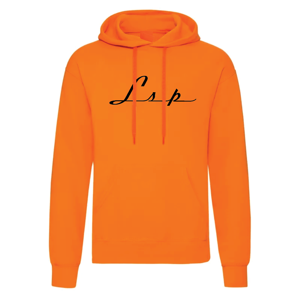 LSP Streetwear Svart logo Hoodie
