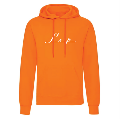 LSP Streetwear Hvit Logo Hoodie