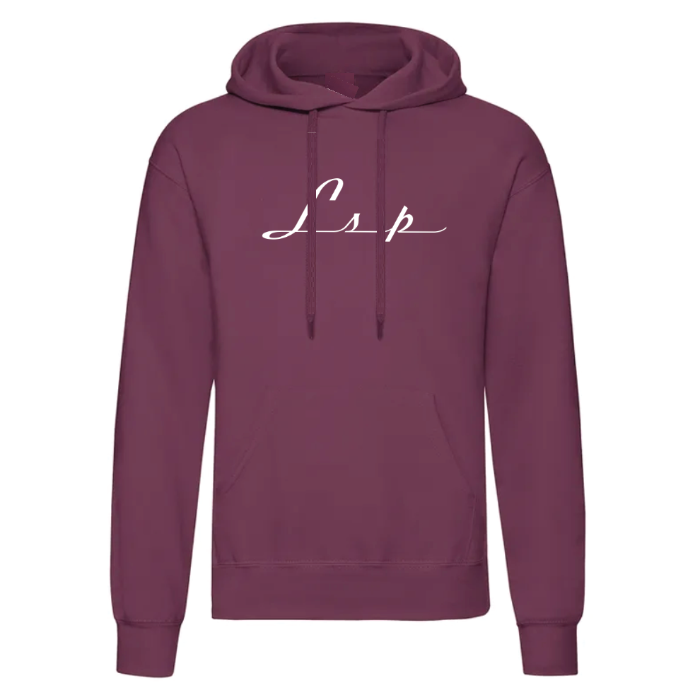 LSP Streetwear Hvit Logo Hoodie