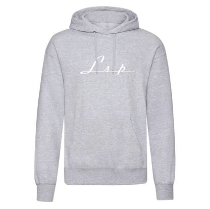 LSP Streetwear Hvit Logo Hoodie
