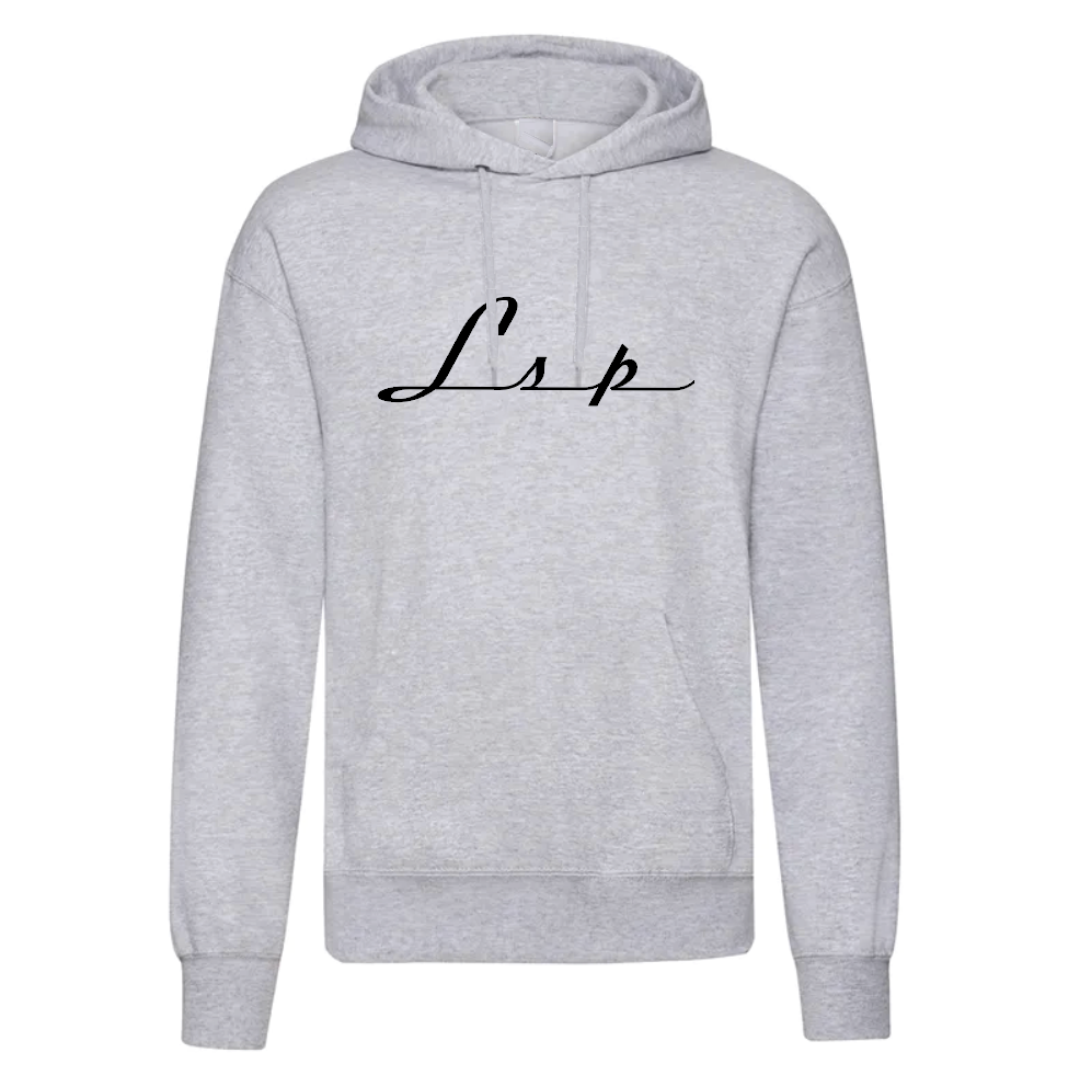 LSP Streetwear Svart logo Hoodie
