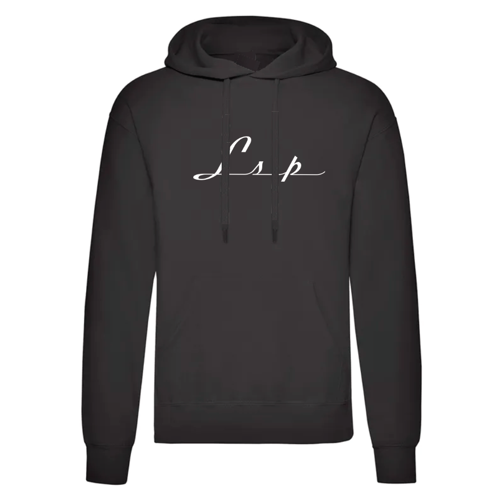 LSP Streetwear Hvit Logo Hoodie
