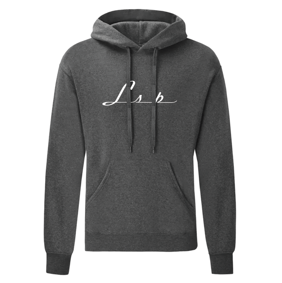 LSP Streetwear Hvit Logo Hoodie