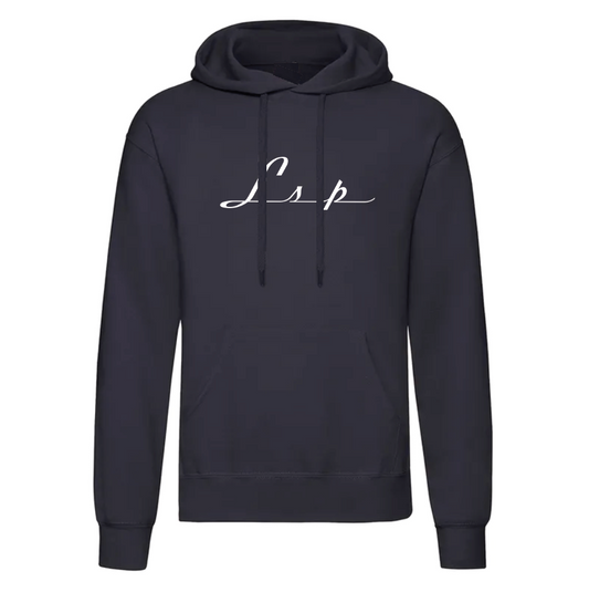 LSP Streetwear Hvit Logo Hoodie