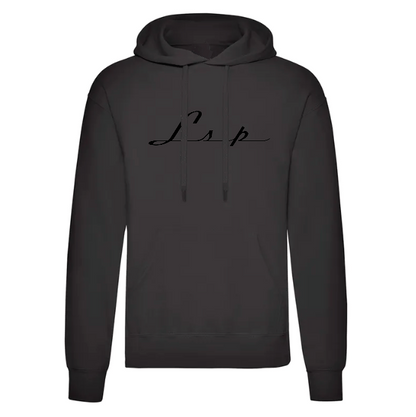LSP Streetwear Svart logo Hoodie