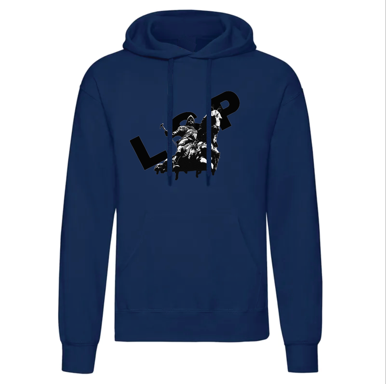 LSP Ridder by Sigge Hoodie Svart trykk