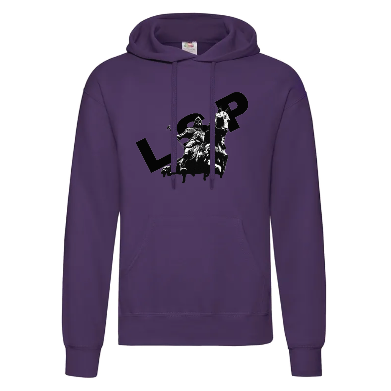 LSP Ridder by Sigge Hoodie Svart trykk