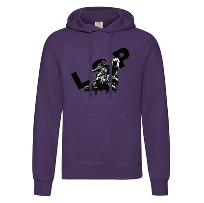 LSP Ridder by Sigge Hoodie Svart trykk