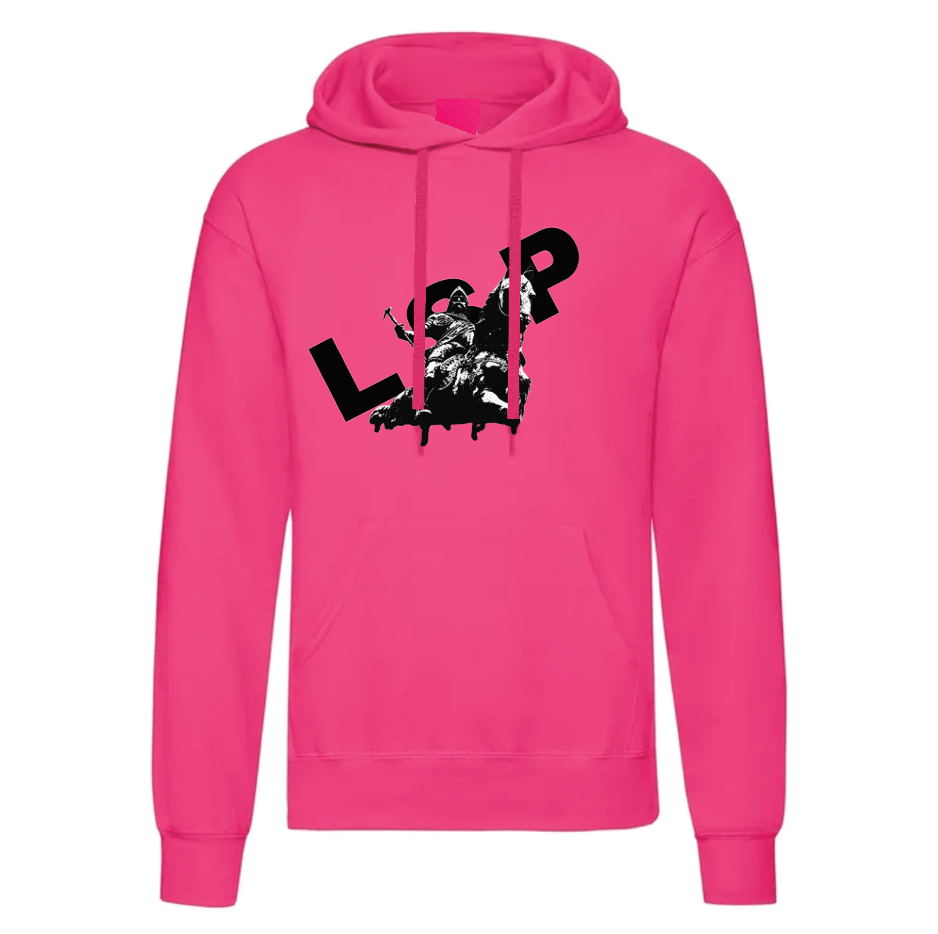 LSP Ridder by Sigge Hoodie Svart trykk