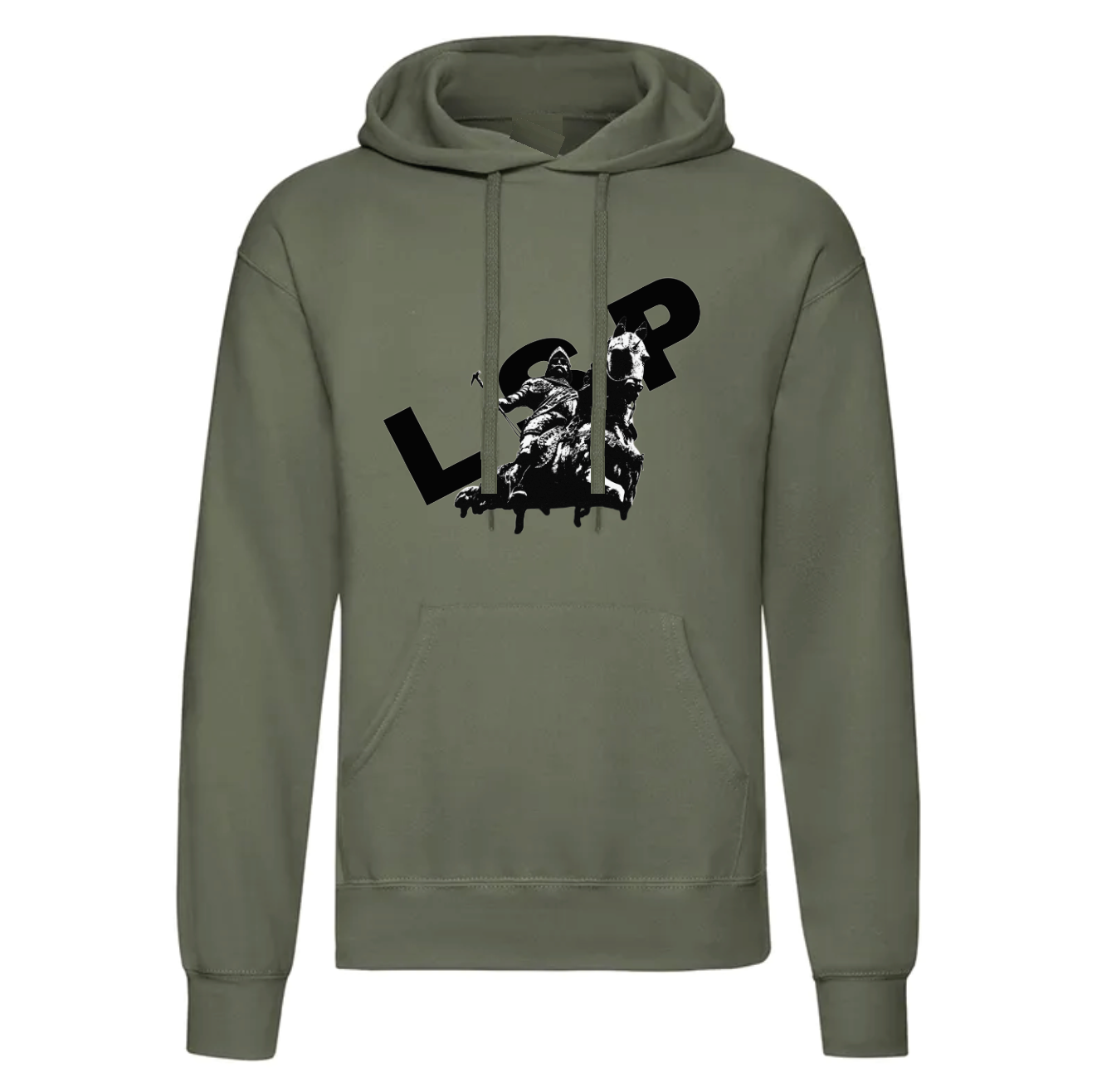 LSP Ridder by Sigge Hoodie Svart trykk