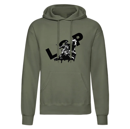 LSP Ridder by Sigge Hoodie Svart trykk