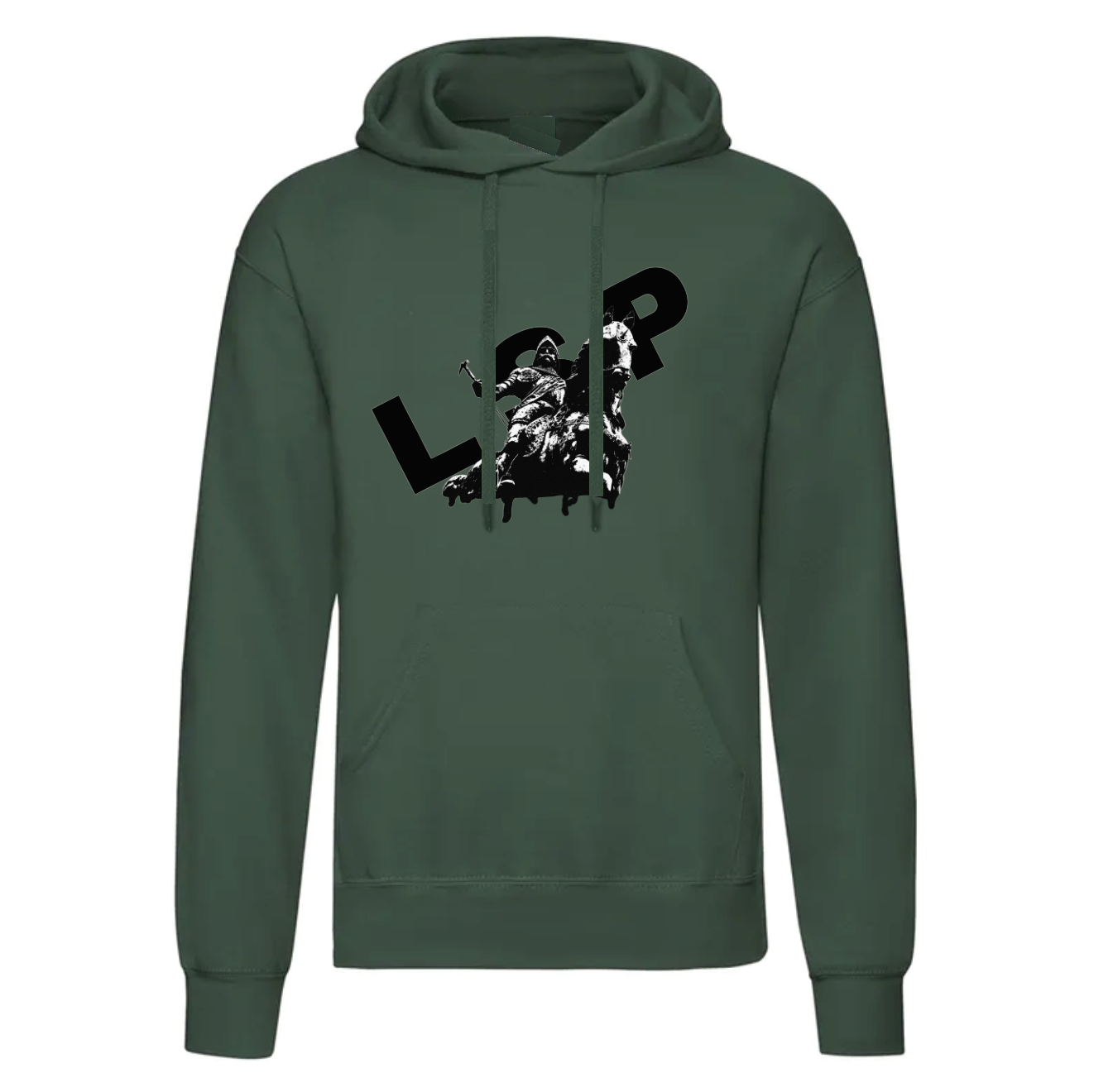 LSP Ridder by Sigge Hoodie Svart trykk