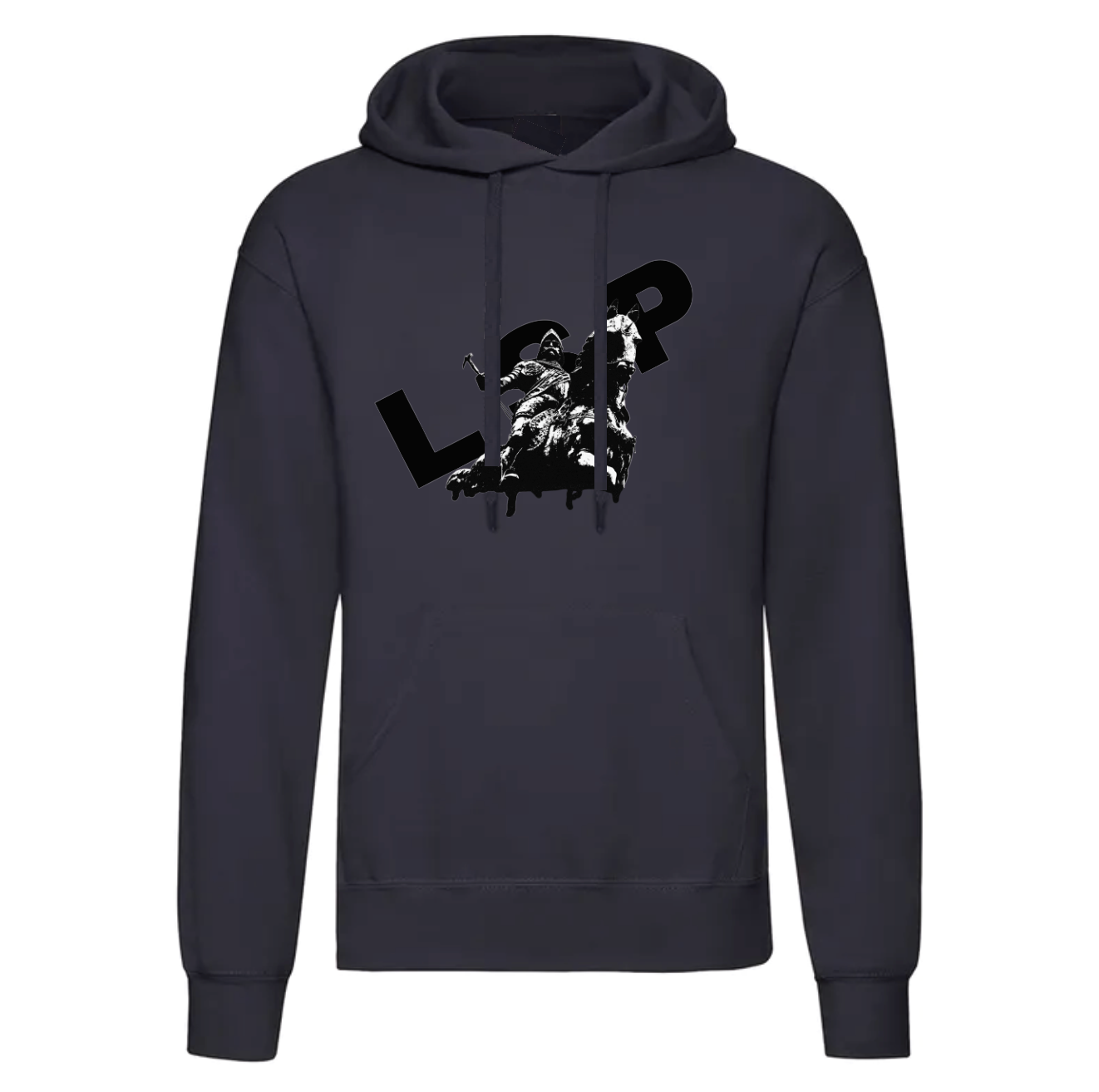 LSP Ridder by Sigge Hoodie Svart trykk