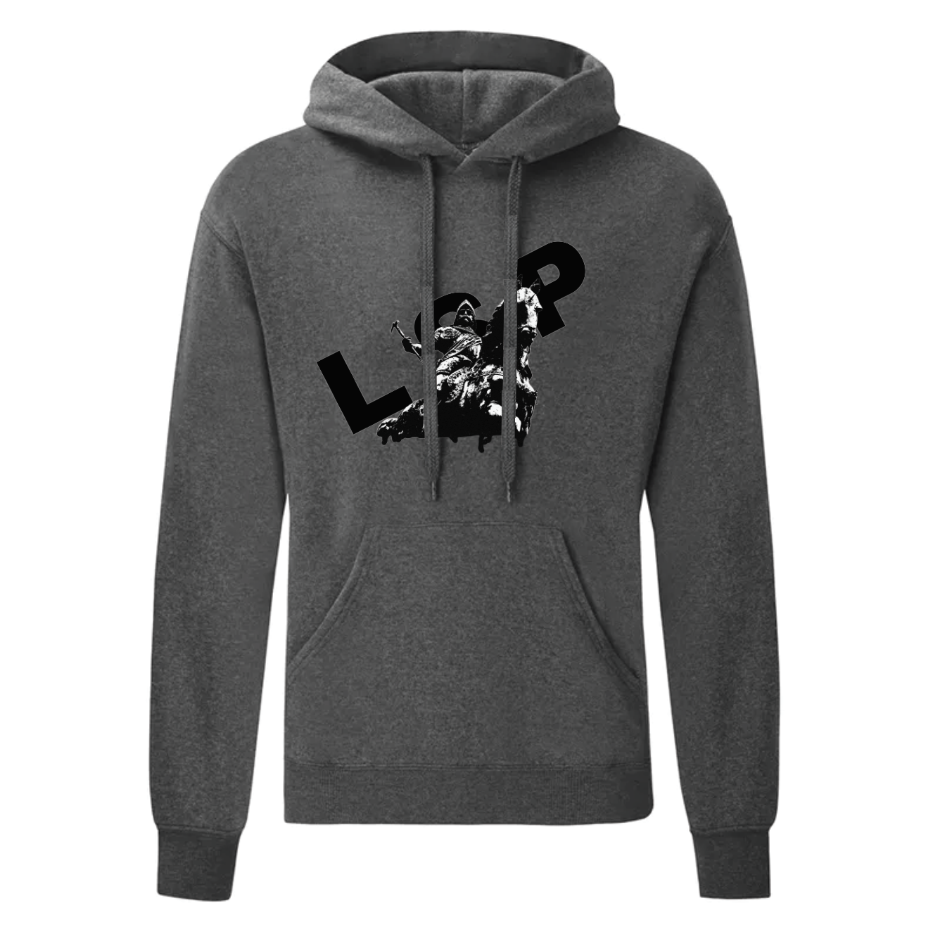 LSP Ridder by Sigge Hoodie Svart trykk