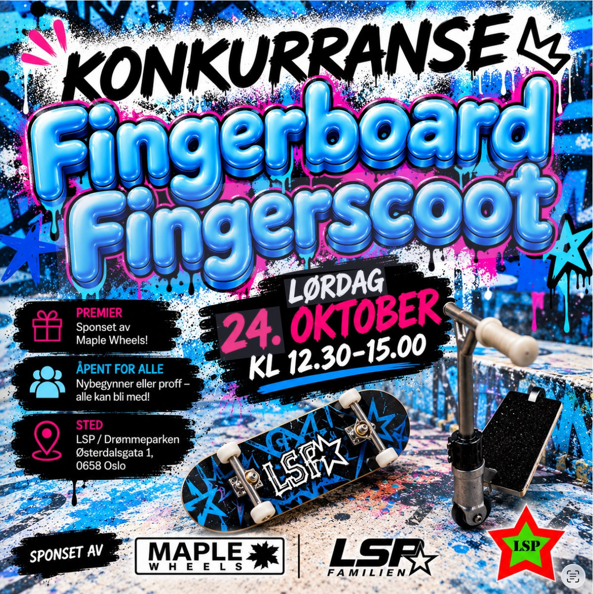 LSP Fingerboard/ fingerscoot meet up 24. oktober