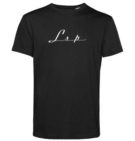 LSP Streetwear Svart T-shirt Med Hvit Logo