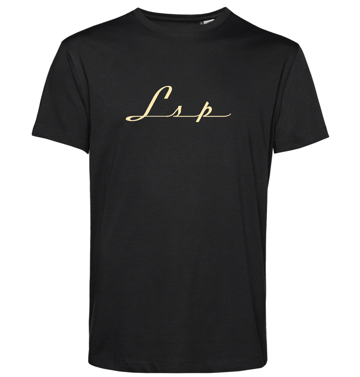 LSP Streetwear Svart T-shirt Med Sand Logo