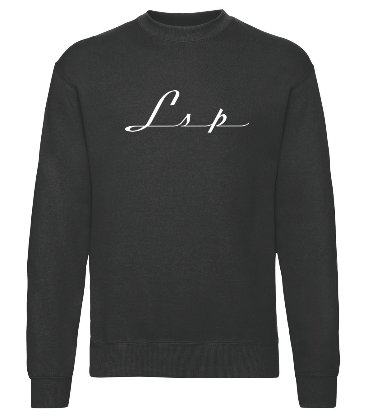 LSP Streetwear Hvit på Svart Crew Neck