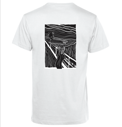 LSP SKRIK Scoot Edition på Hvit T-shirt