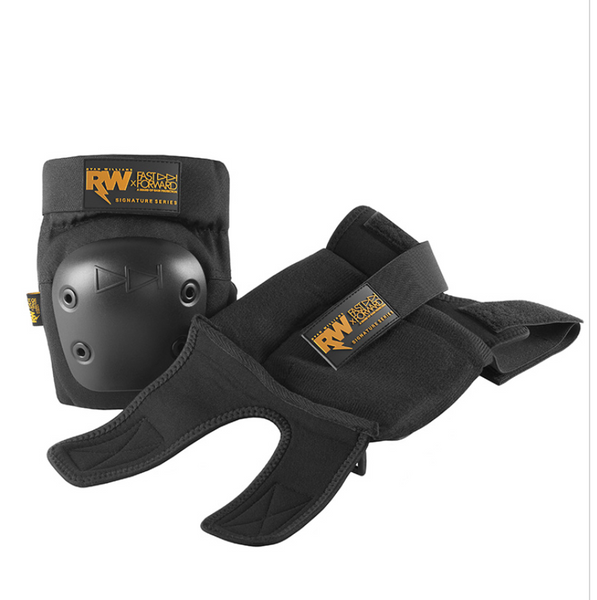 RW x Fast Forward Svarte Knebeskyttere by Gain Protection