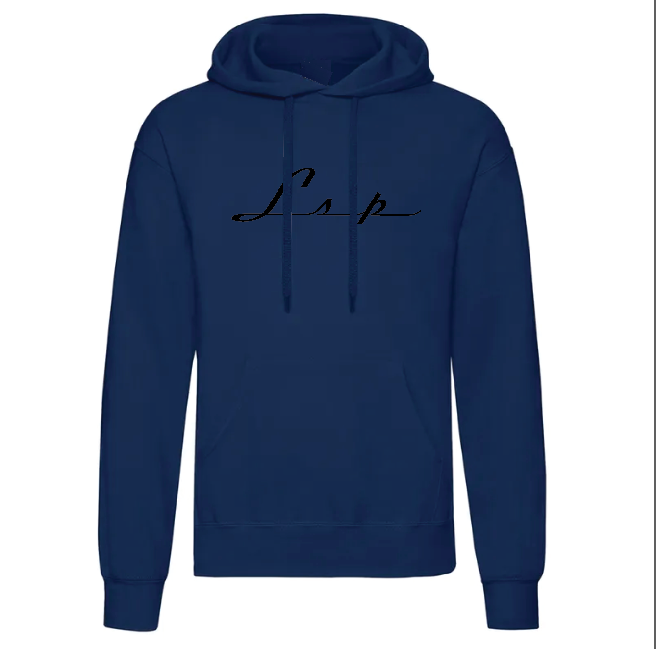 LSP Streetwear Svart logo Hoodie