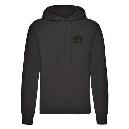 LSP Svart Stjerne Logo Hoodie