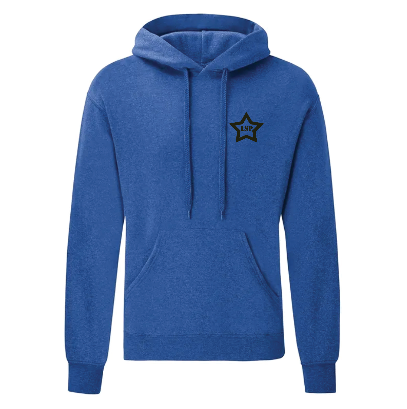 LSP Svart Stjerne Logo Hoodie