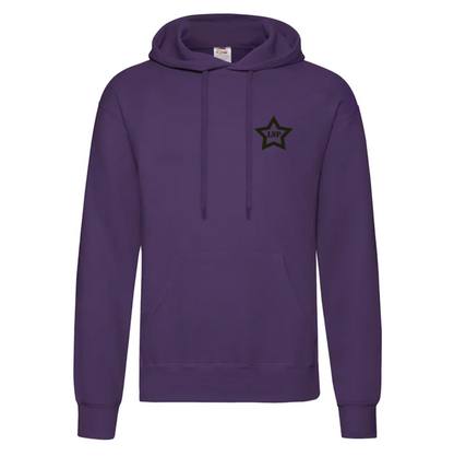 LSP Svart Stjerne Logo Hoodie