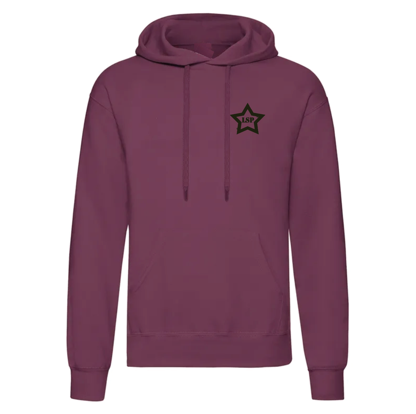 LSP Svart Stjerne Logo Hoodie