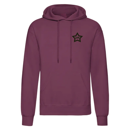 LSP Svart Stjerne Logo Hoodie