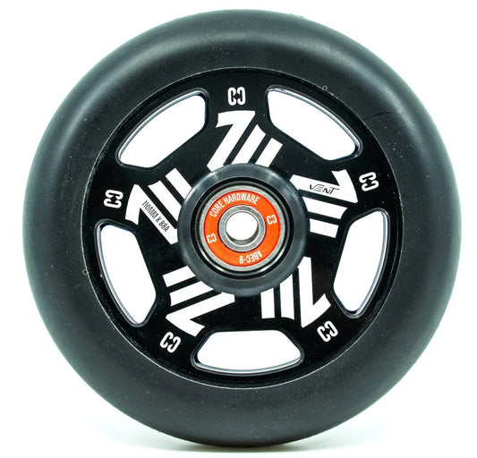 CORE Vent Svarte Hollow 110 mm Hjul 2 stk