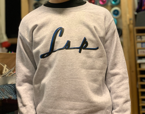 LSP Streetwear Svart/Blå på Grå Genser