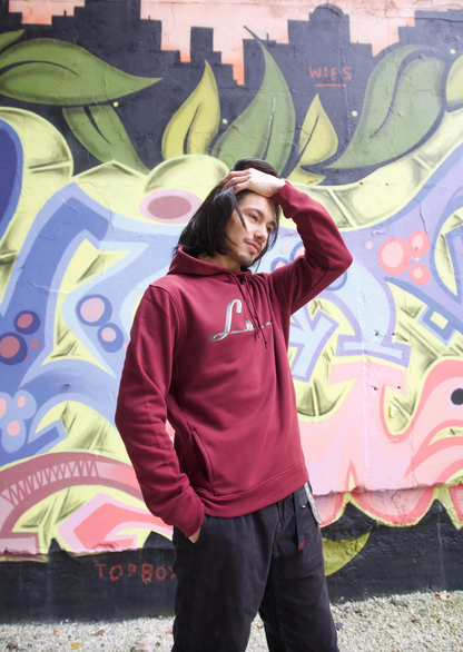 LSP Streetwear Svart logo Hoodie
