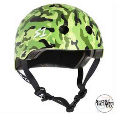S1 Camo Matt Grønn Hjelm