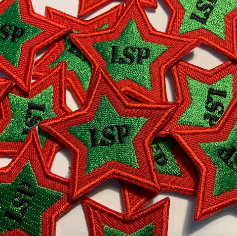 Tekstilmerke Stryk På LSPstjerne