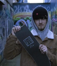 Christian Grehn Signatur Griptape inkl. Sticker