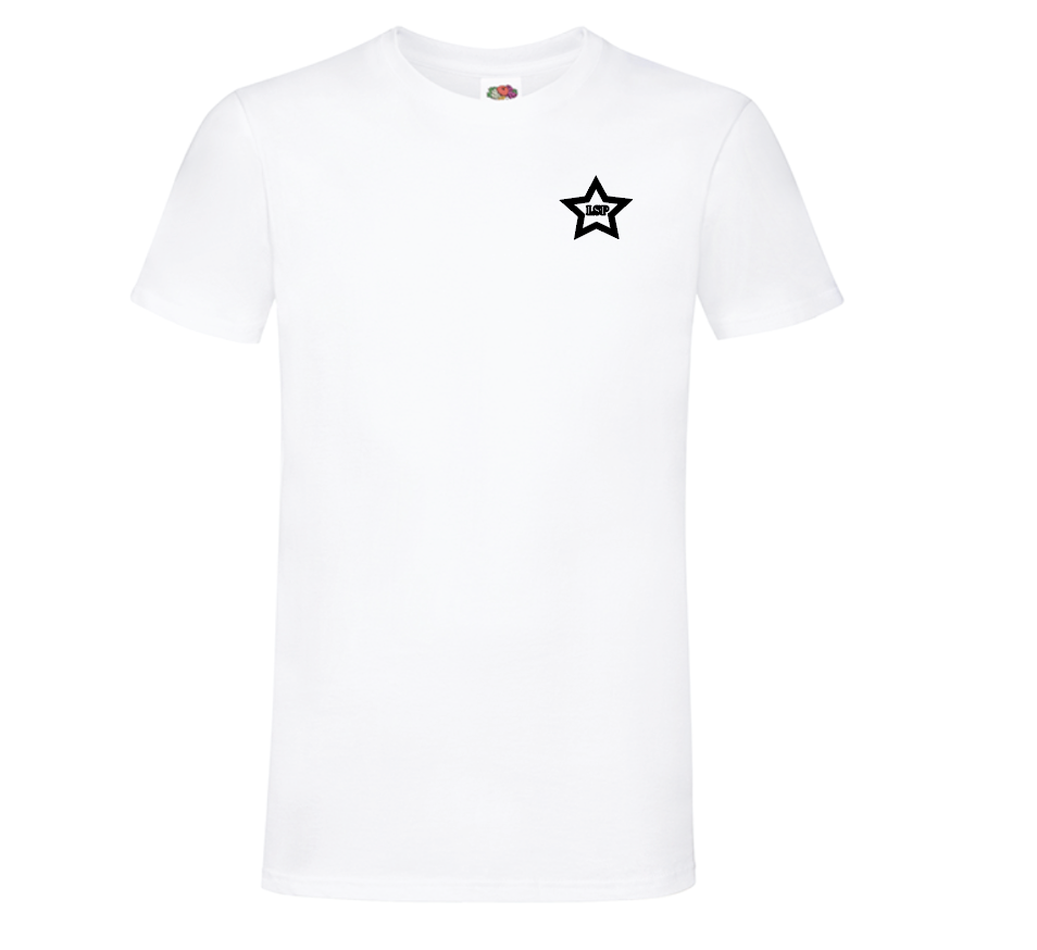 LSP logo Hvit T-shirt